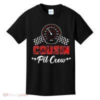 Cousin Racing Car Birthday Party Family Matching Pit Crew Kids T-Shirt thumb 0