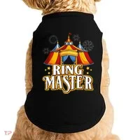 Circus Ringmaster Carnival Crew Party Lovers Doggie Tank thumb 0