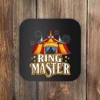 Circus Ringmaster Carnival Crew Party Lovers Coaster thumb 0