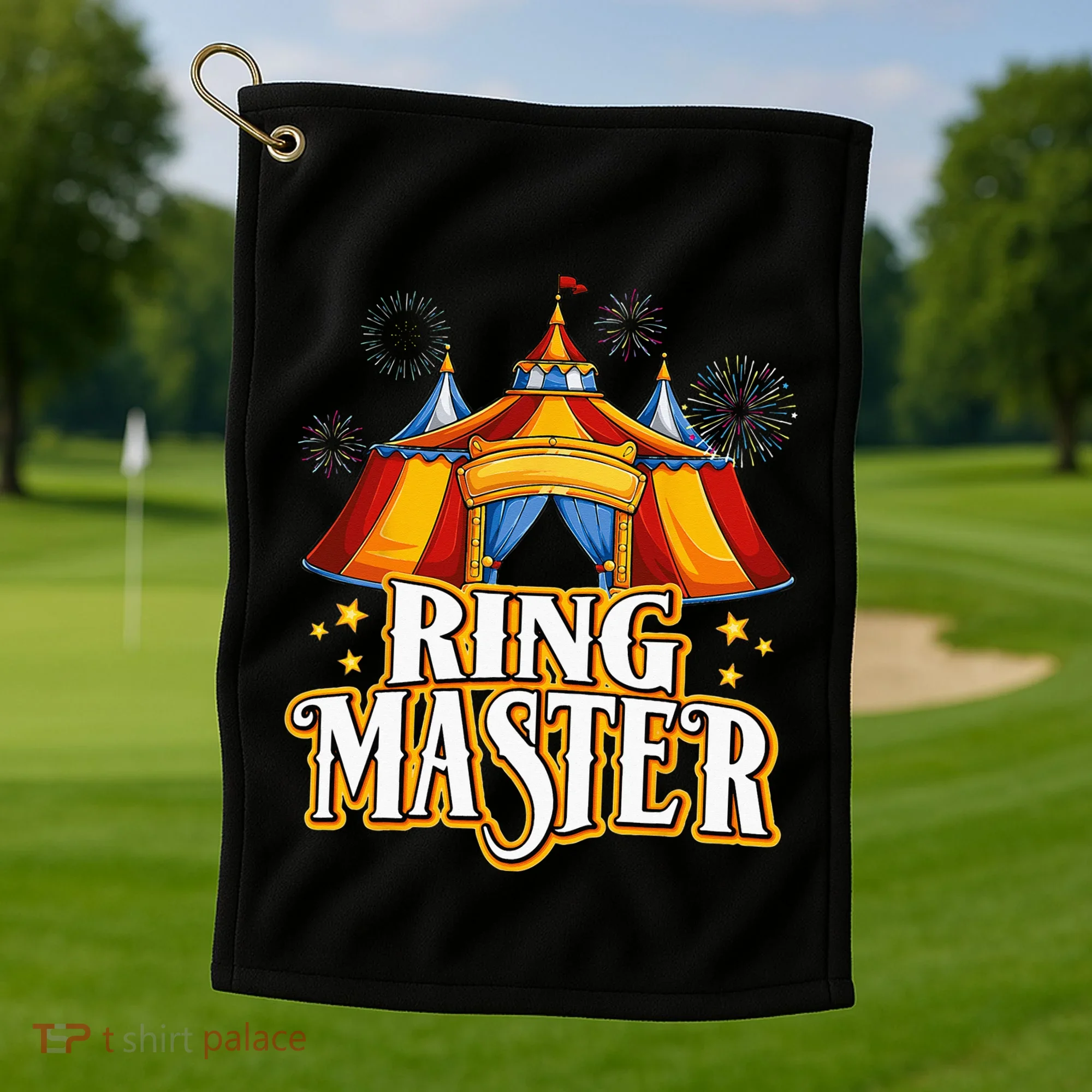 Circus Ringmaster Carnival Crew Party Lovers Golf Towel