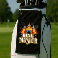 Circus Ringmaster Carnival Crew Party Lovers Golf Towel thumb 2