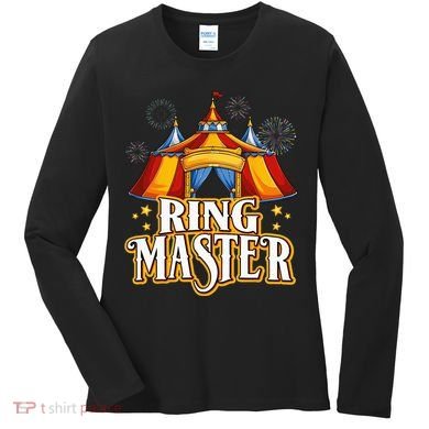Circus Ringmaster Carnival Crew Party Lovers Women's Long Sleeve Shirt