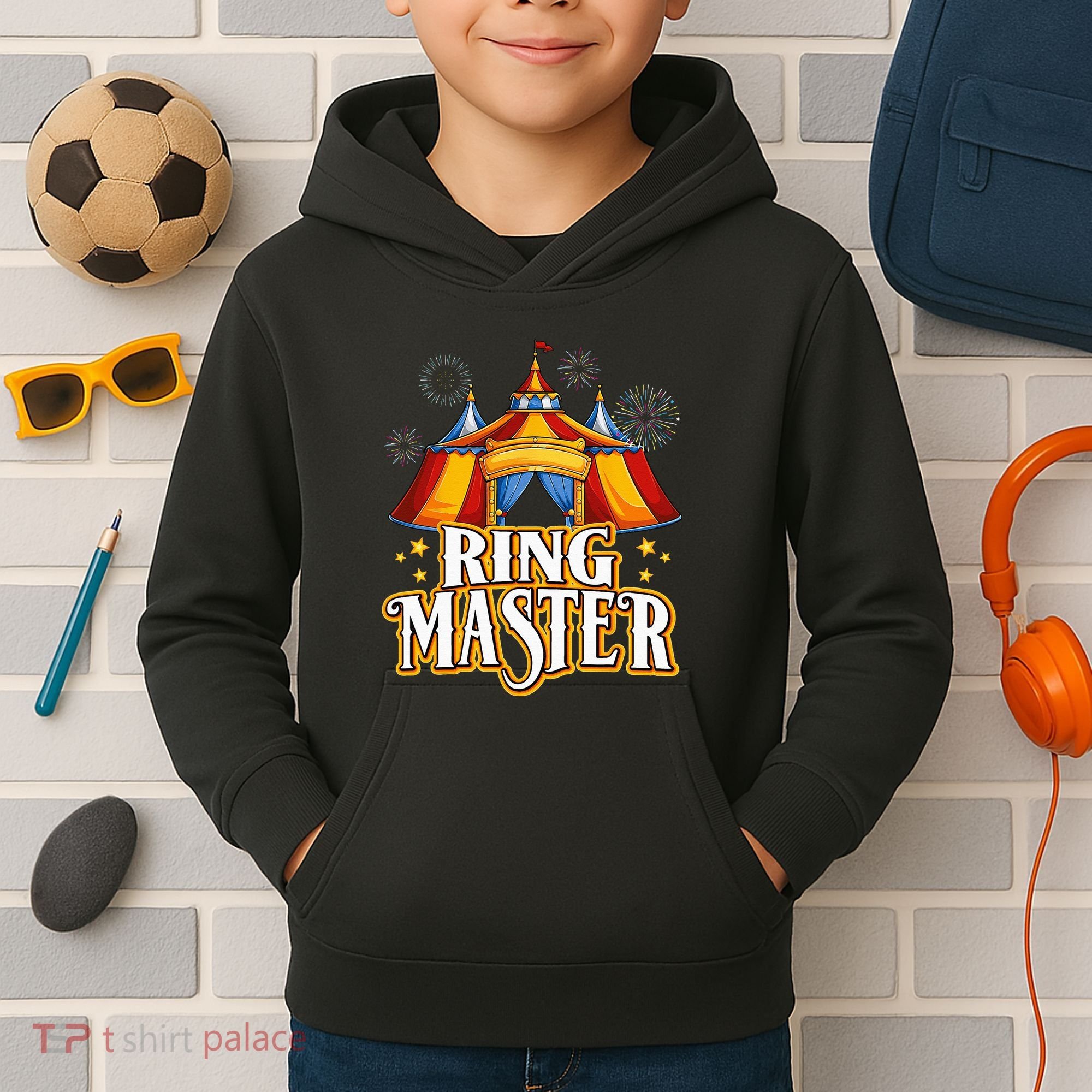 Circus Ringmaster Carnival Crew Party Lovers Kids Hoodie