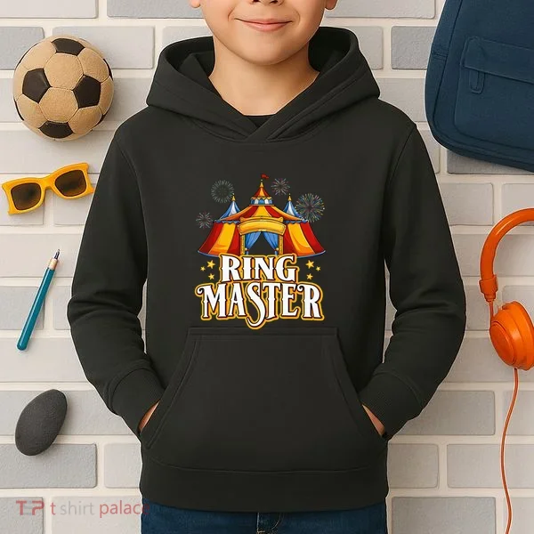 Circus Ringmaster Carnival Crew Party Lovers Kids Hoodie