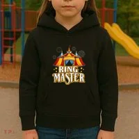 Circus Ringmaster Carnival Crew Party Lovers Kids Hoodie thumb 3