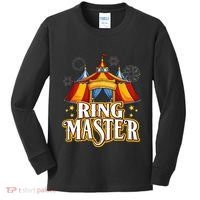 Circus Ringmaster Carnival Crew Party Lovers Kids Long Sleeve Shirt thumb 0