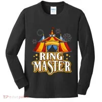 Circus Ringmaster Carnival Crew Party Lovers Kids Long Sleeve Shirt thumb 0