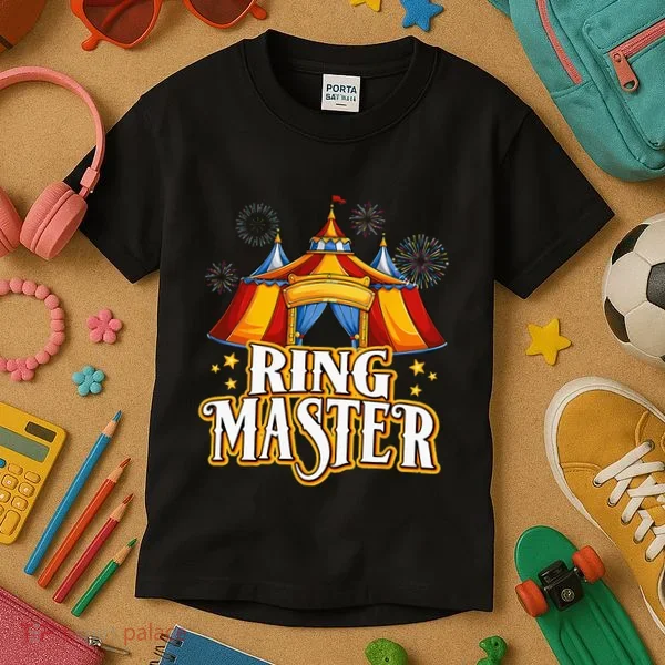 Circus Ringmaster Carnival Crew Party Lovers Kids T-Shirt