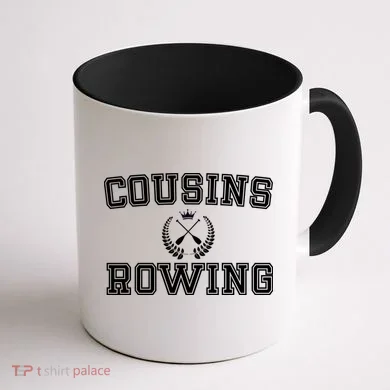 Cousins Rowing Crew Coffee Mug back