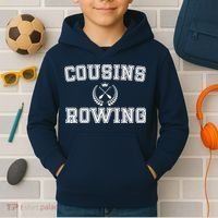 Cousins Rowing Crew Kids Hoodie thumb 2
