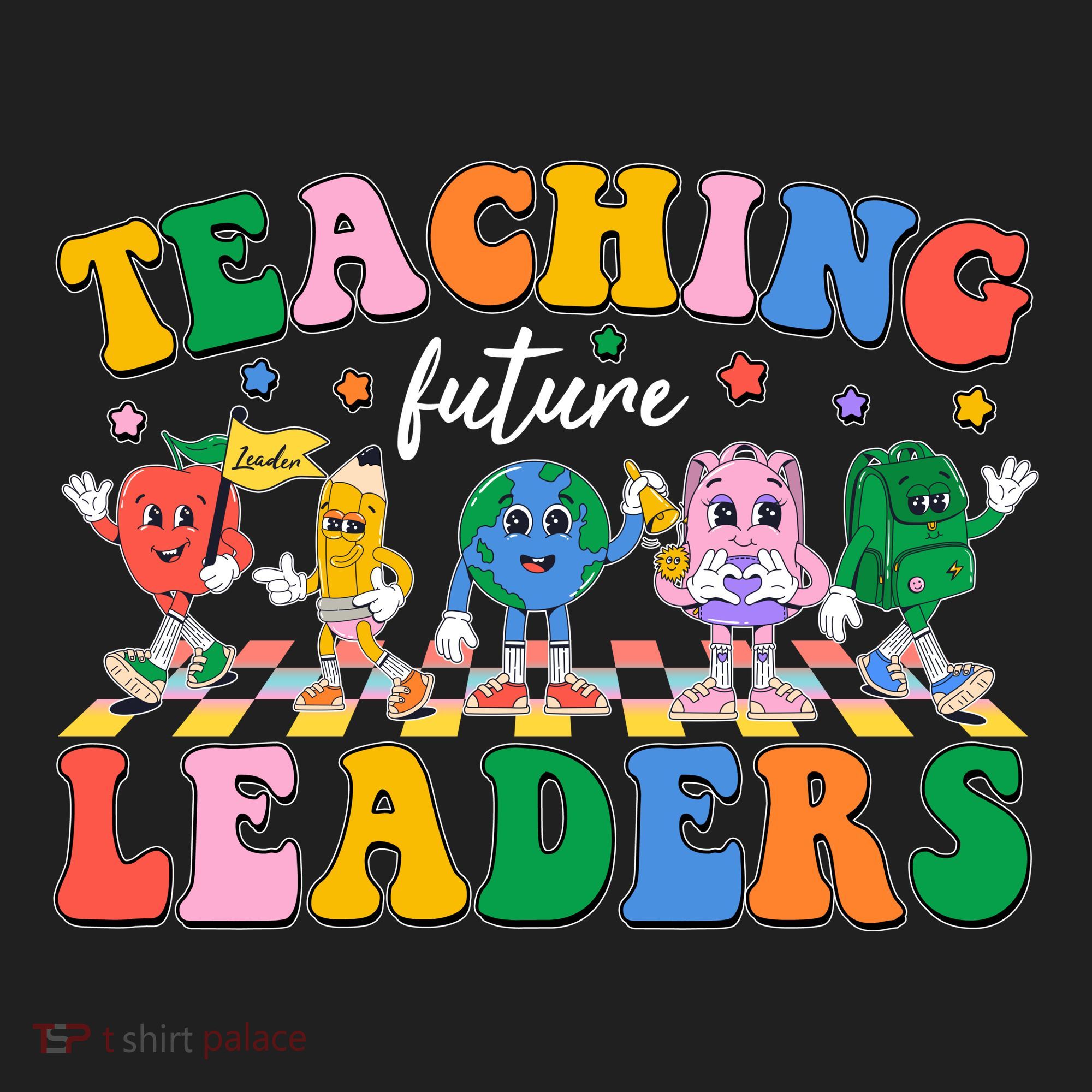 Cute Retro Cartoon Teaching Future Leaders Women's Sweatshirt