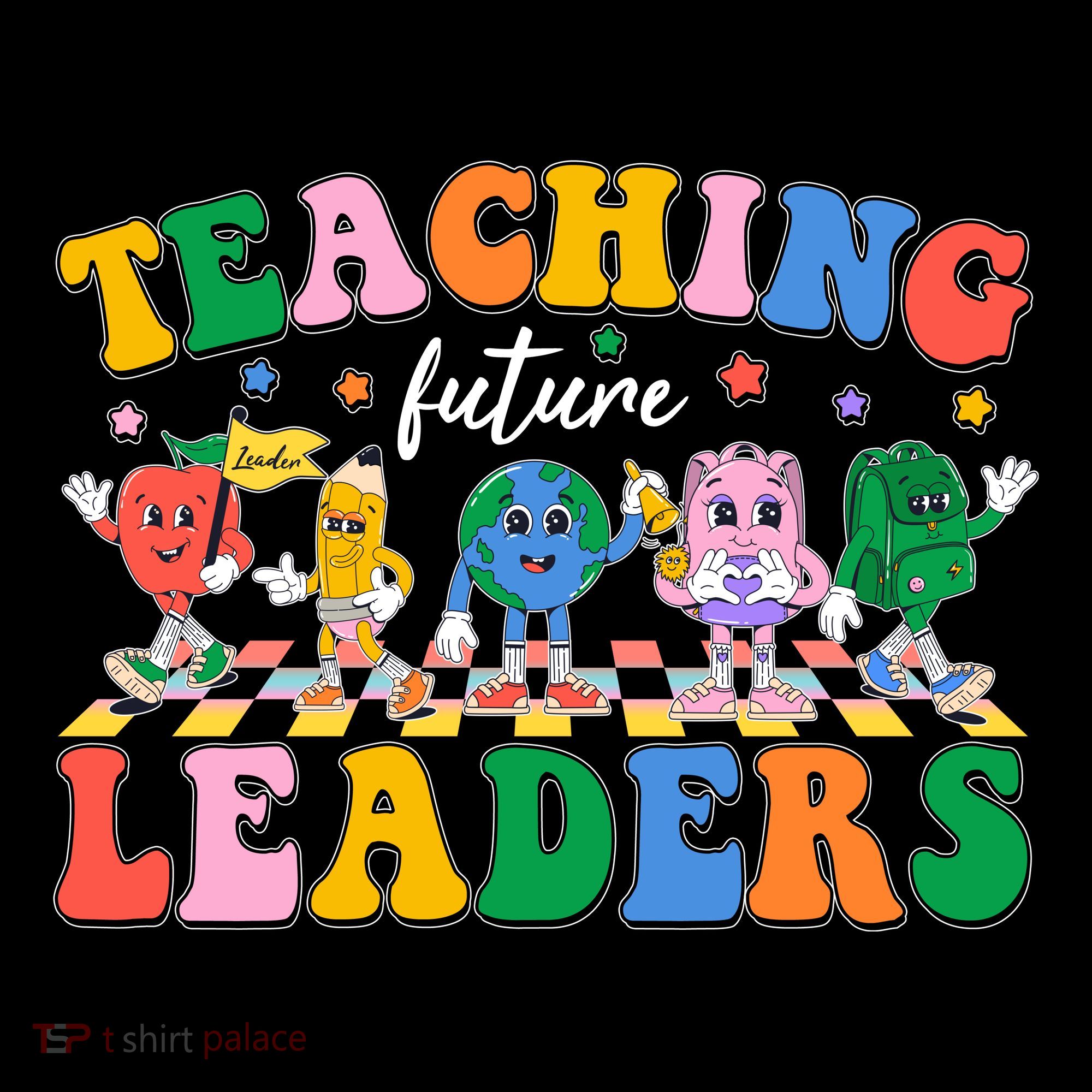 Cute Retro Cartoon Teaching Future Leaders Backpack