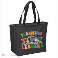 Cute Retro Cartoon Teaching Future Leaders Tote Bag thumb 2