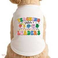 Cute Retro Cartoon Teaching Future Leaders Doggie Tank thumb 0