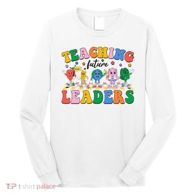 Cute Retro Cartoon Teaching Future Leaders Long Sleeve Shirt