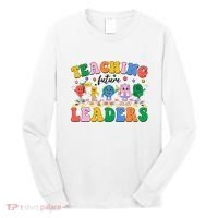 Cute Retro Cartoon Teaching Future Leaders Long Sleeve Shirt thumb 0