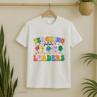 Cute Retro Cartoon Teaching Future Leaders T-Shirt thumb 2