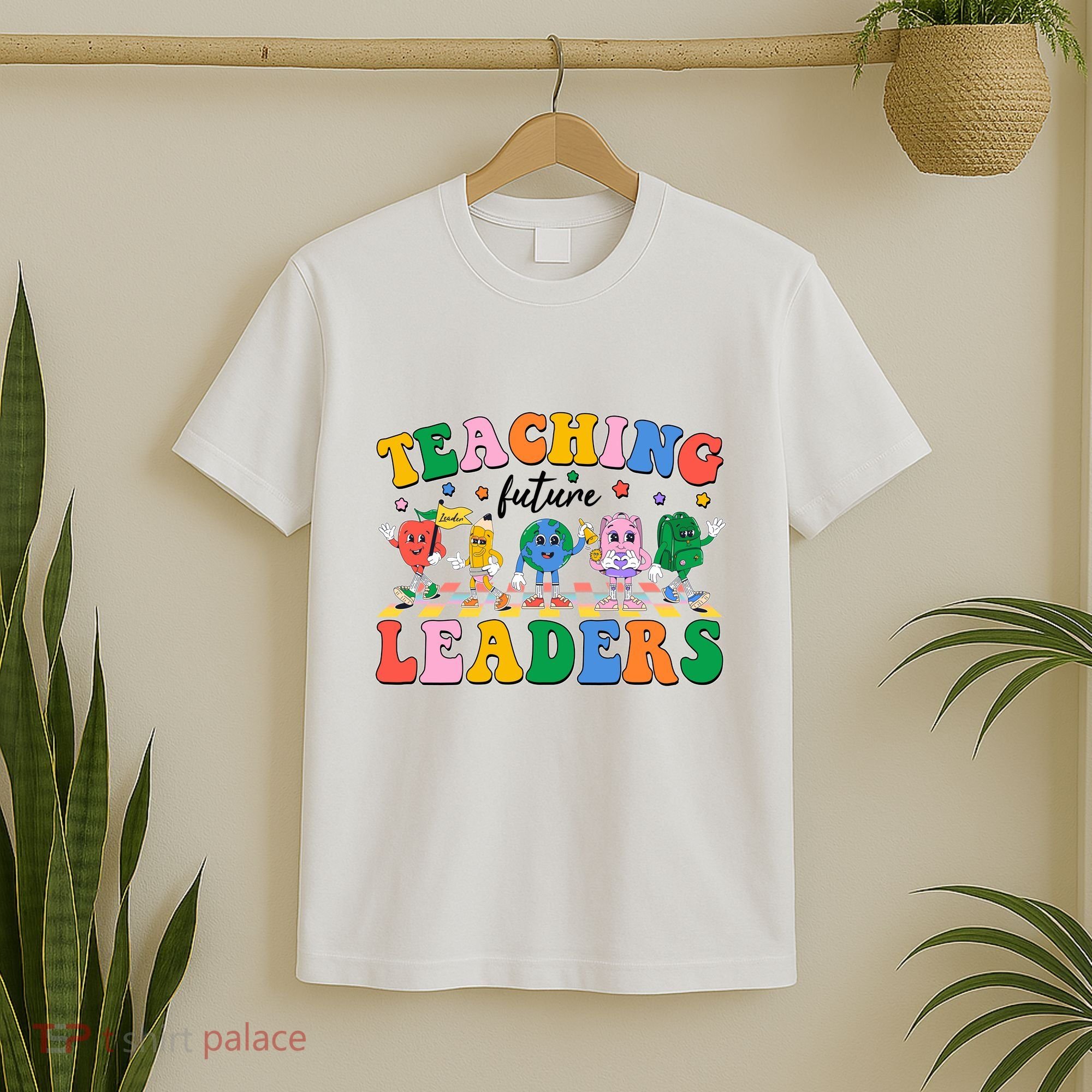 Cute Retro Cartoon Teaching Future Leaders T-Shirt