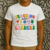 Cute Retro Cartoon Teaching Future Leaders T-Shirt thumb 3