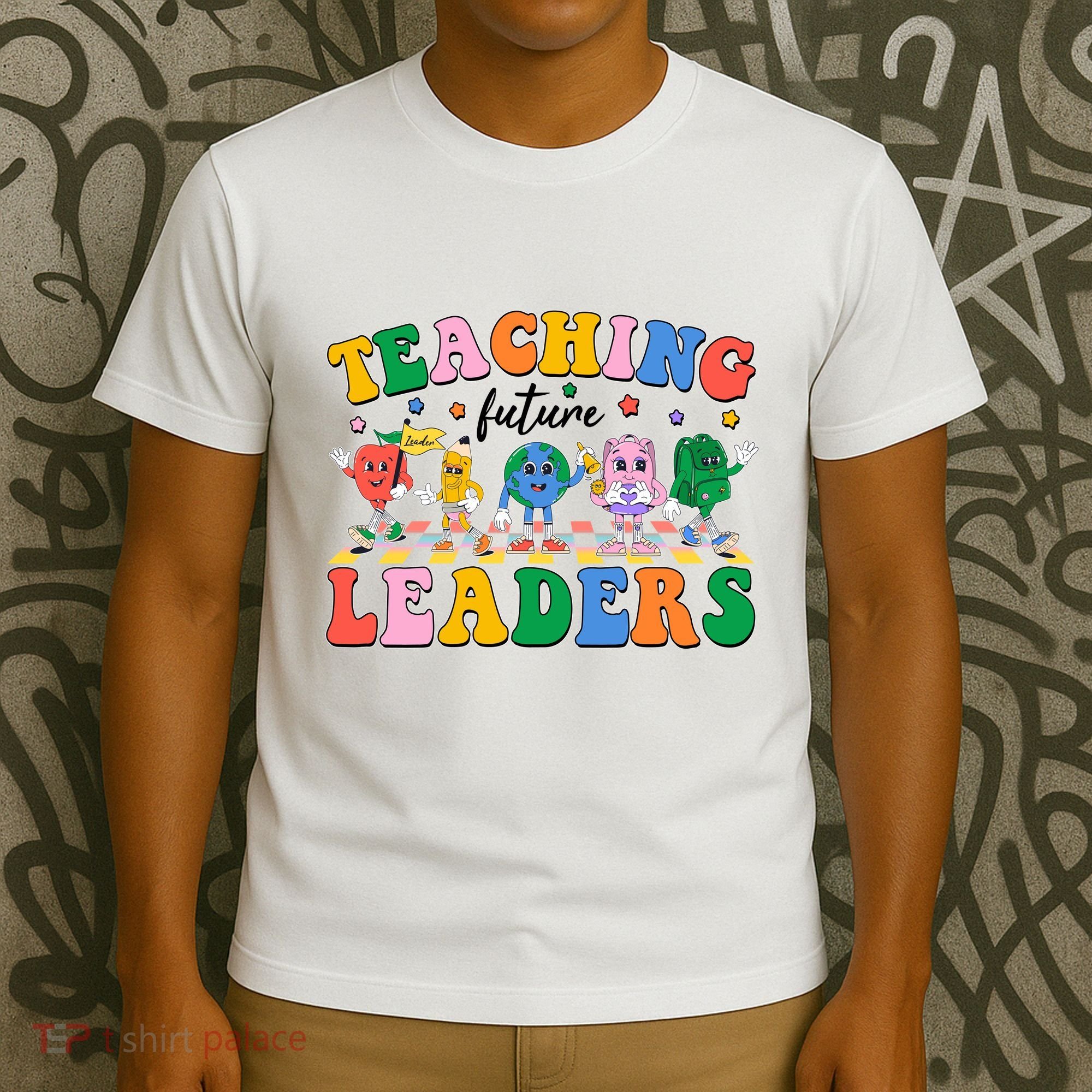 Cute Retro Cartoon Teaching Future Leaders T-Shirt