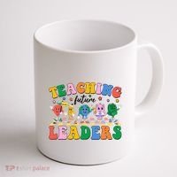 Cute Retro Cartoon Teaching Future Leaders Coffee Mug thumb 1
