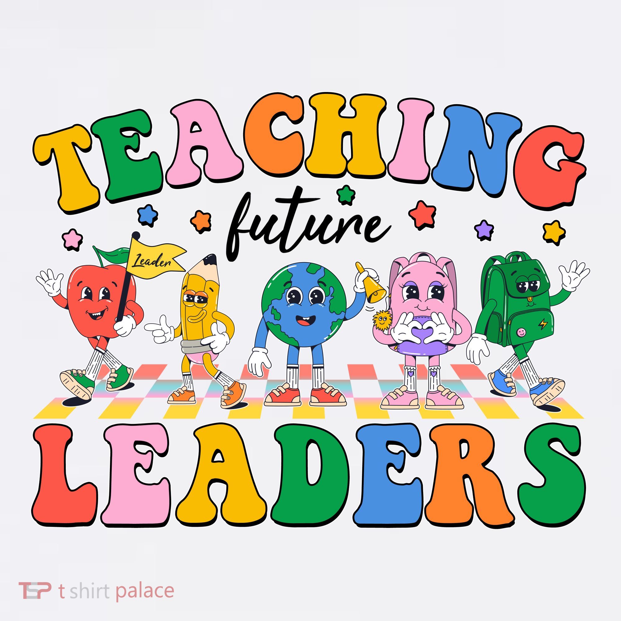 Cute Retro Cartoon Teaching Future Leaders Coffee Mug