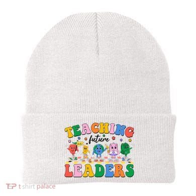 Cute Retro Cartoon Teaching Future Leaders Beanie