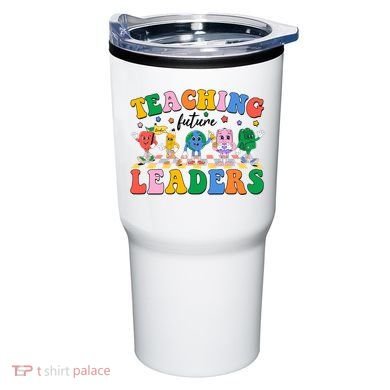 Cute Retro Cartoon Teaching Future Leaders Tumbler