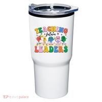 Cute Retro Cartoon Teaching Future Leaders Tumbler thumb 0