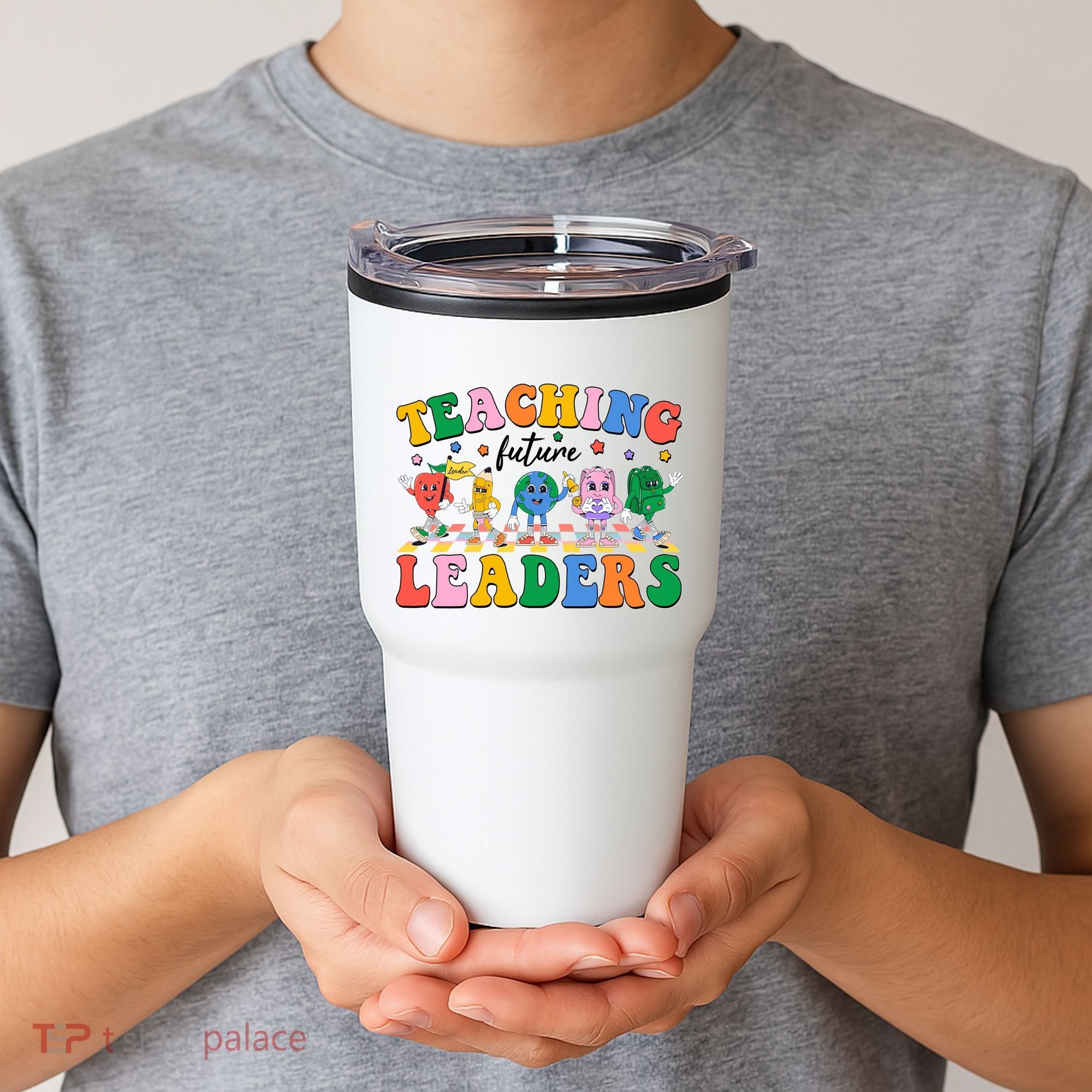 Cute Retro Cartoon Teaching Future Leaders Tumbler