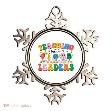 Cute Retro Cartoon Teaching Future Leaders Ornament