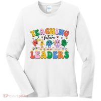 Cute Retro Cartoon Teaching Future Leaders Women's Long Sleeve Shirt thumb 0