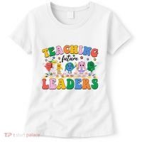 Cute Retro Cartoon Teaching Future Leaders Women's T-Shirt thumb 0