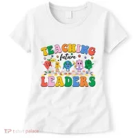 Cute Retro Cartoon Teaching Future Leaders Women's T-Shirt thumb 0