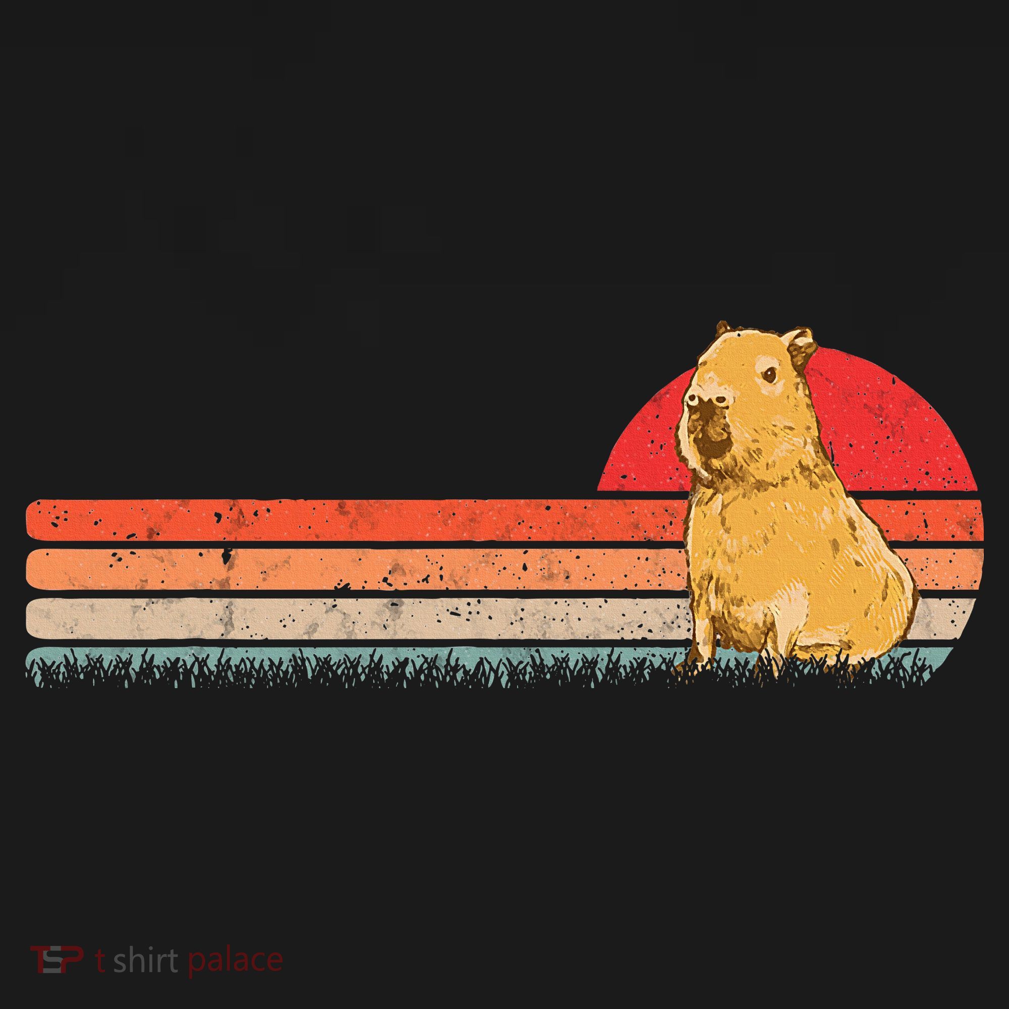 Capybara Retro Capybara Vintage T-Shirt