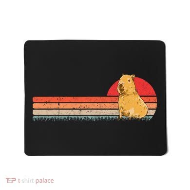 Capybara Retro Capybara Vintage Mousepad