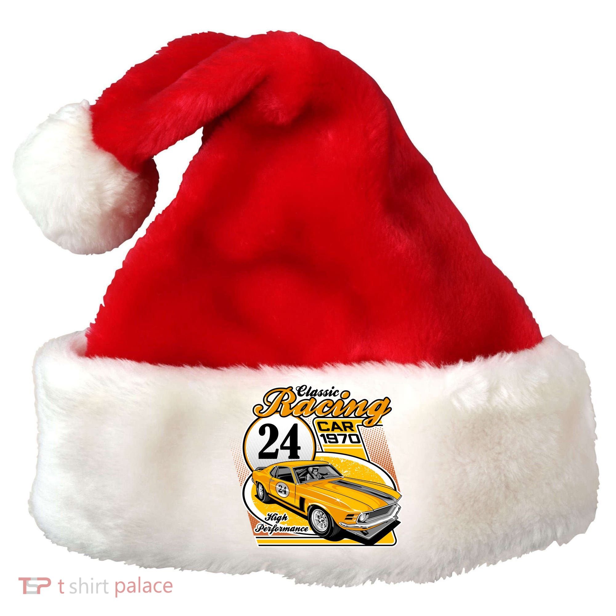CLASSIC RACING CAR Santa Hat
