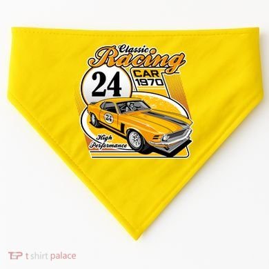 CLASSIC RACING CAR USA-Made Doggie Bandana