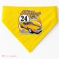 CLASSIC RACING CAR USA-Made Doggie Bandana thumb 0
