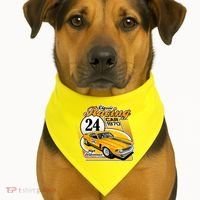 CLASSIC RACING CAR USA-Made Doggie Bandana thumb 1