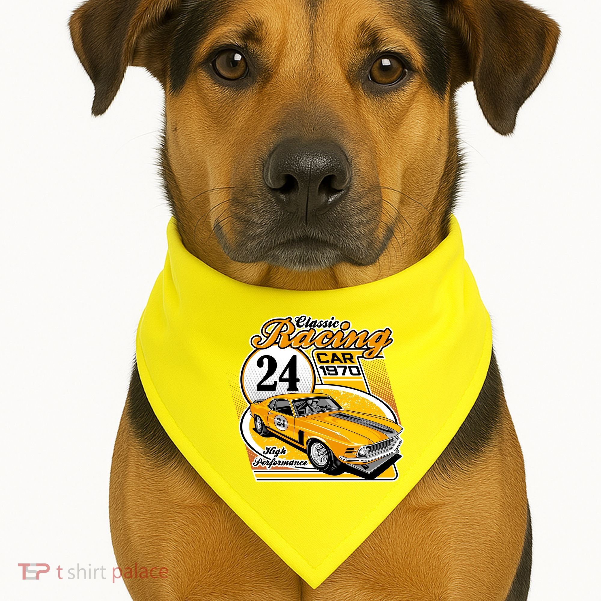 CLASSIC RACING CAR USA-Made Doggie Bandana