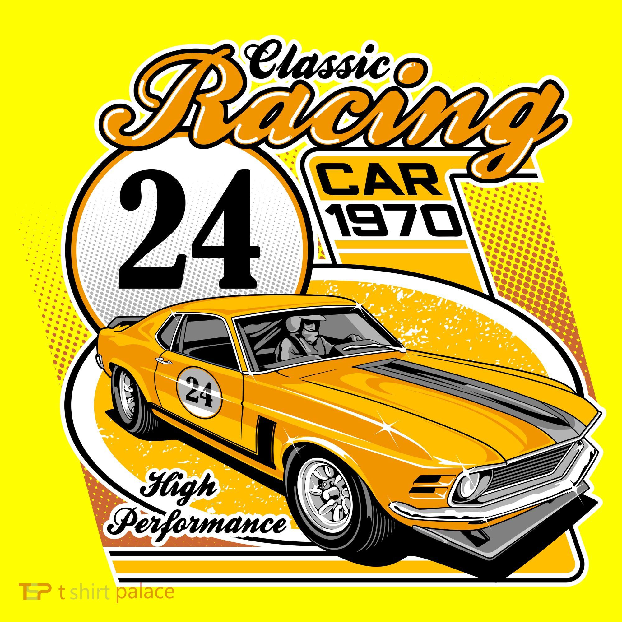 CLASSIC RACING CAR Button