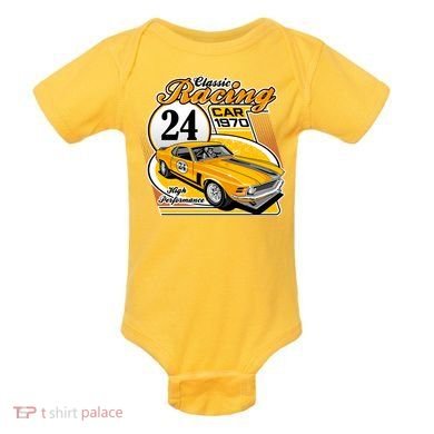 CLASSIC RACING CAR Baby Bodysuit