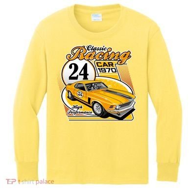 CLASSIC RACING CAR Kids Long Sleeve Shirt