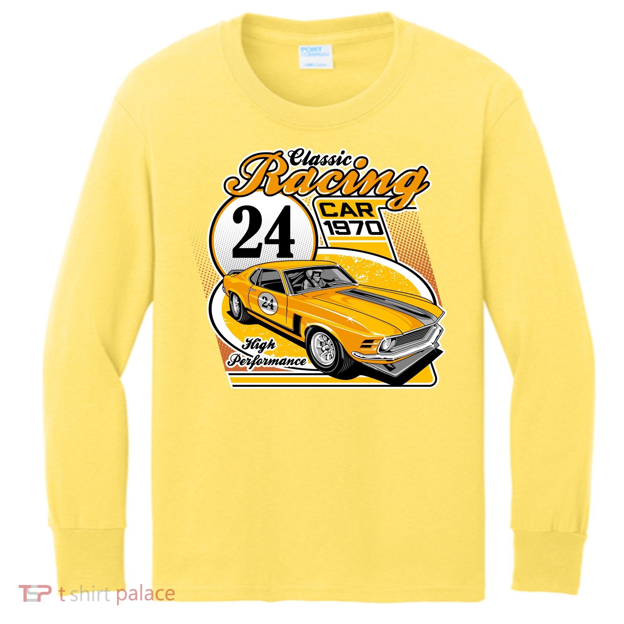 CLASSIC RACING CAR Kids Long Sleeve Shirt