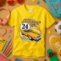CLASSIC RACING CAR Kids T-Shirt thumb 3