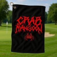Crab Rangoon Golf Towel thumb 1