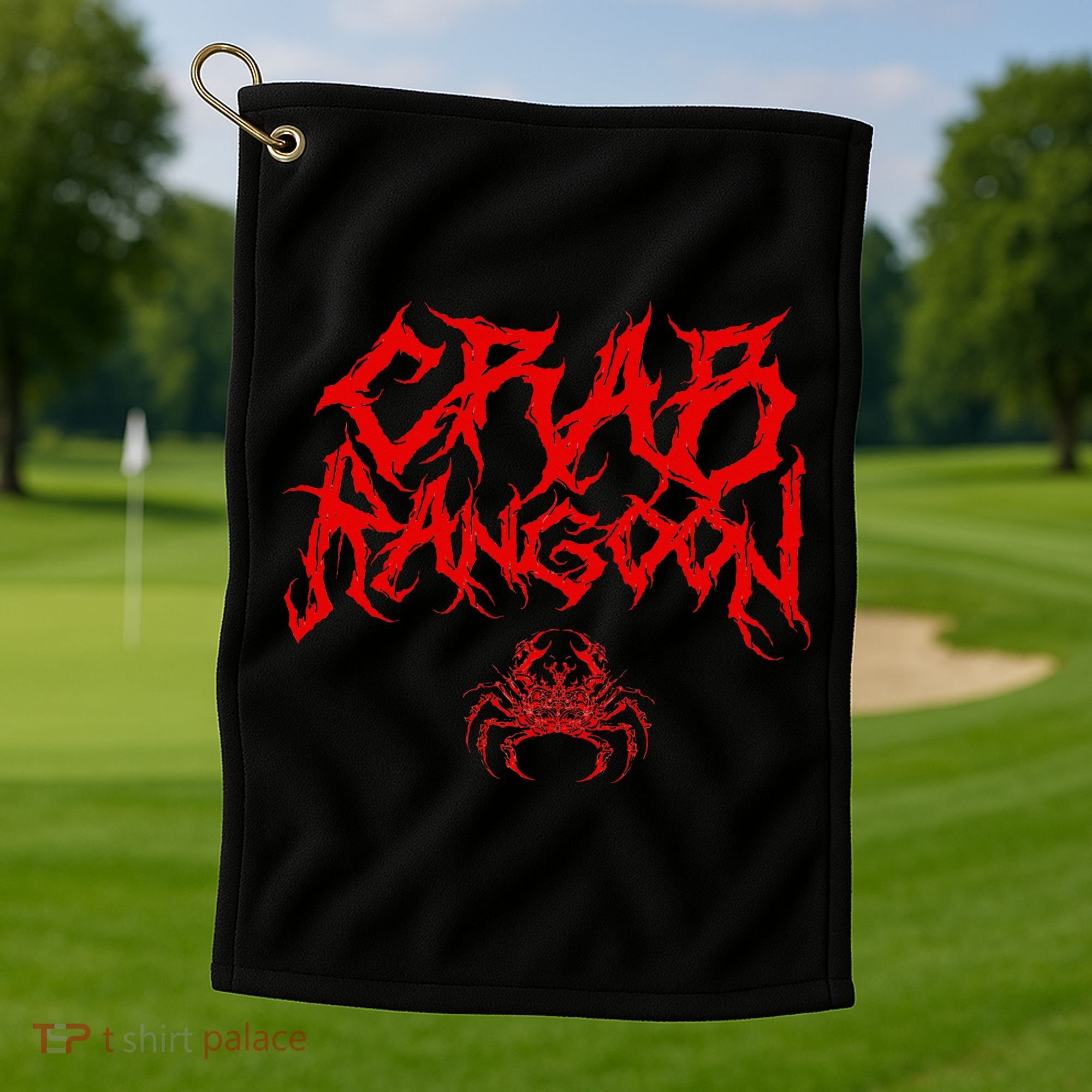 Crab Rangoon Golf Towel