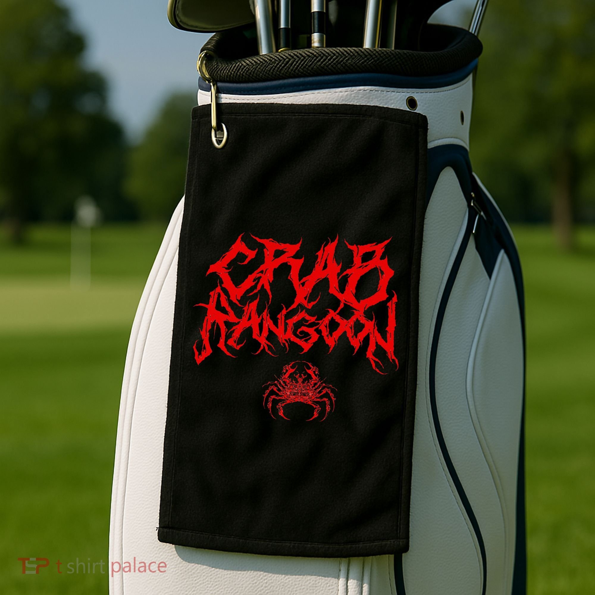 Crab Rangoon Golf Towel