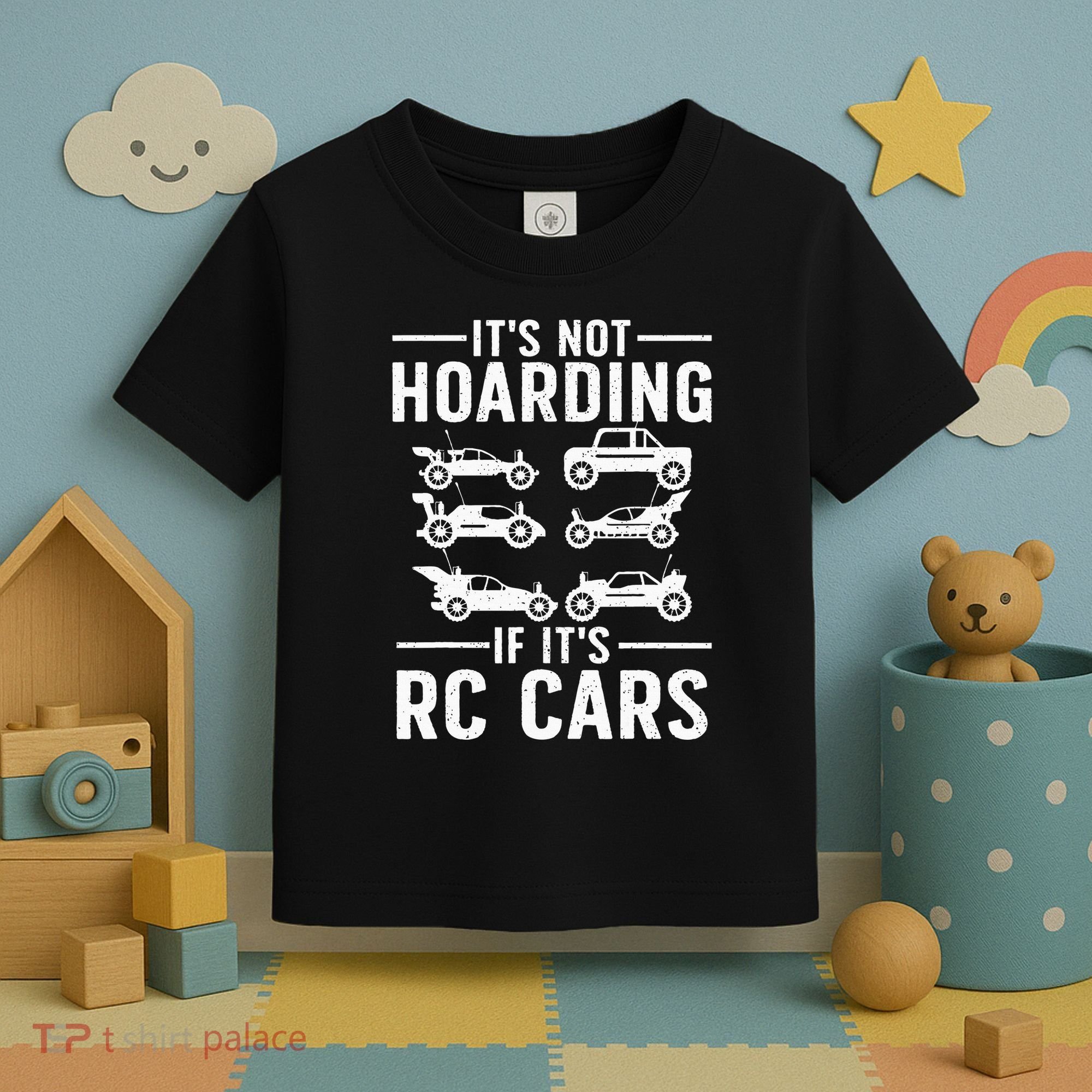 Cool Rc Car Art Remote Control Rc Car Racing Toddler T-Shirt